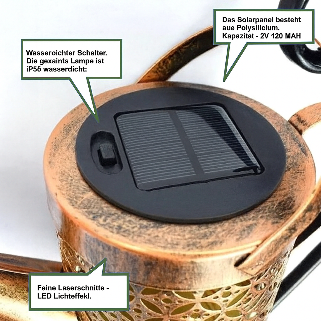 Die verzauberte Solar-Gießkanne™